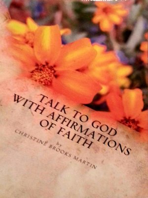 cover image of Talk to God with Affirmations of Faith